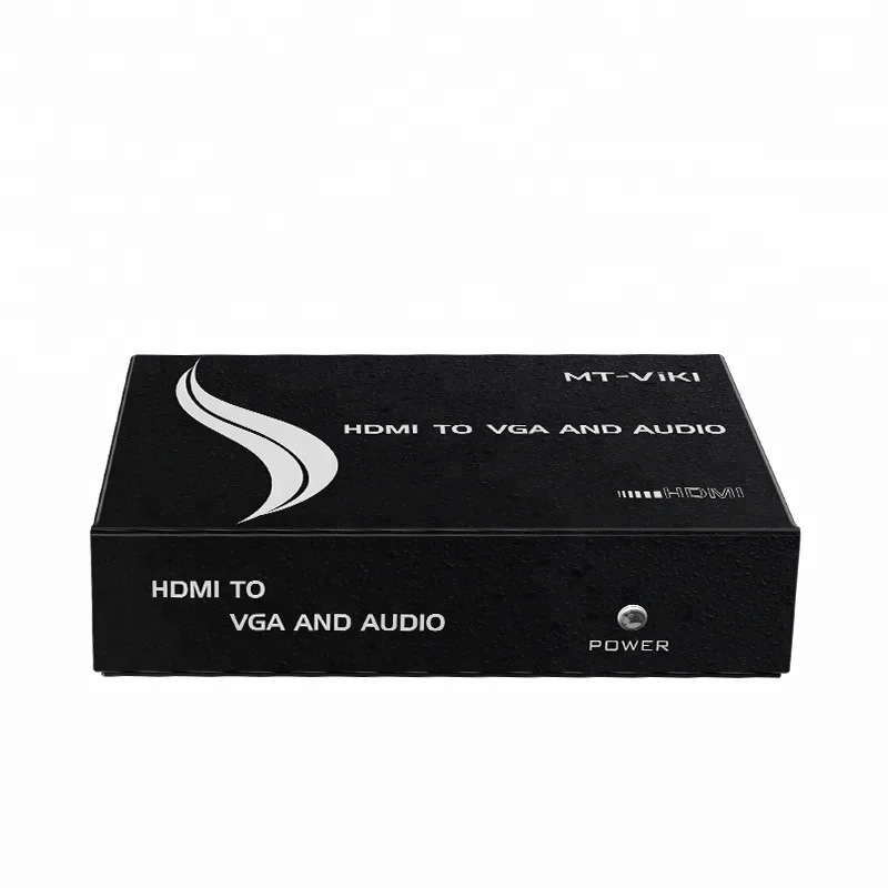 1080P HDMI Hdcp1.2 Hdmi To Vga&Audio Converter