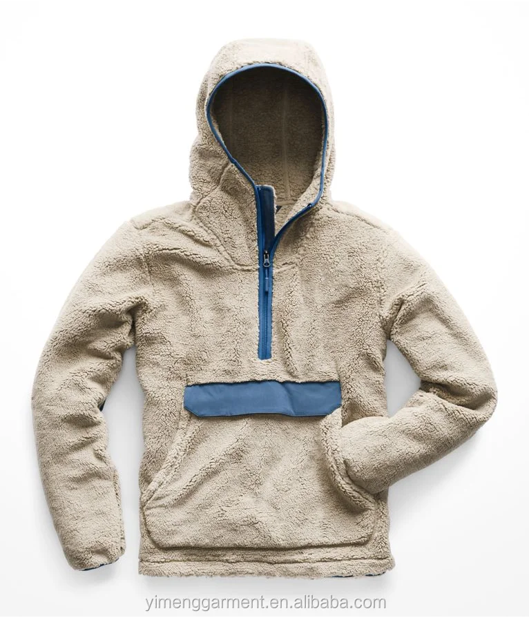 blank sherpa pullover