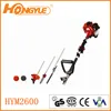 43CC 'TOTAL PETROL LONG REACH MULTI FUNCTION 5 IN 1 GARDEN POWER TOOL INCLUDING: HEDGE TRIMMER, STRIMMER, BRUSHCUTTE