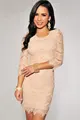 Fashion Sexy Mini 2016 Summer Women Stretchy Floral Lace Slim Hip One Piece Vintage Party Dress