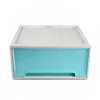 High quality household striped style plastic drawer storage 1 layer