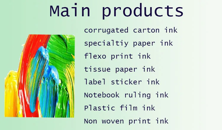 cardboard printing ink