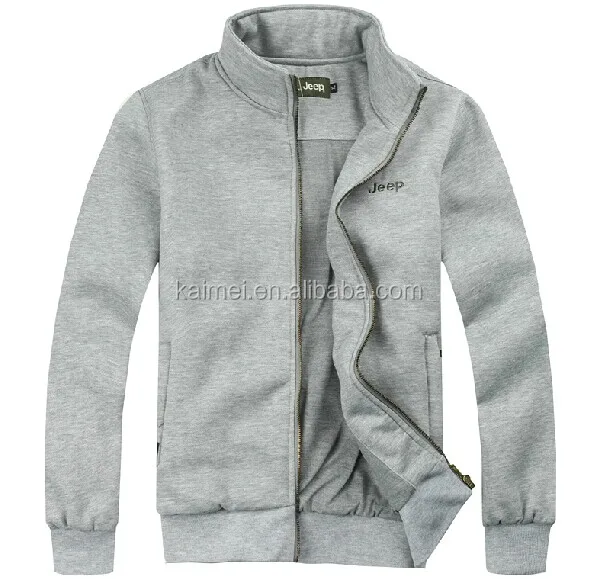 sweatshirt with collar and zipper