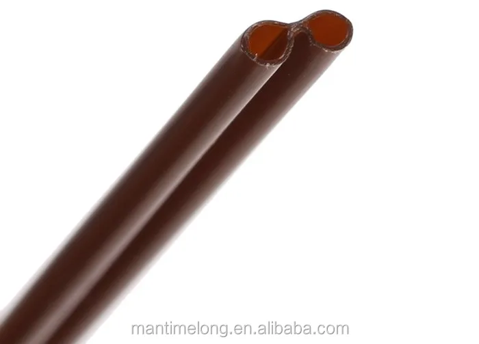 500 Pcs Disposable Coffee Straws Drinking Straw Two Holes Hot Drinks