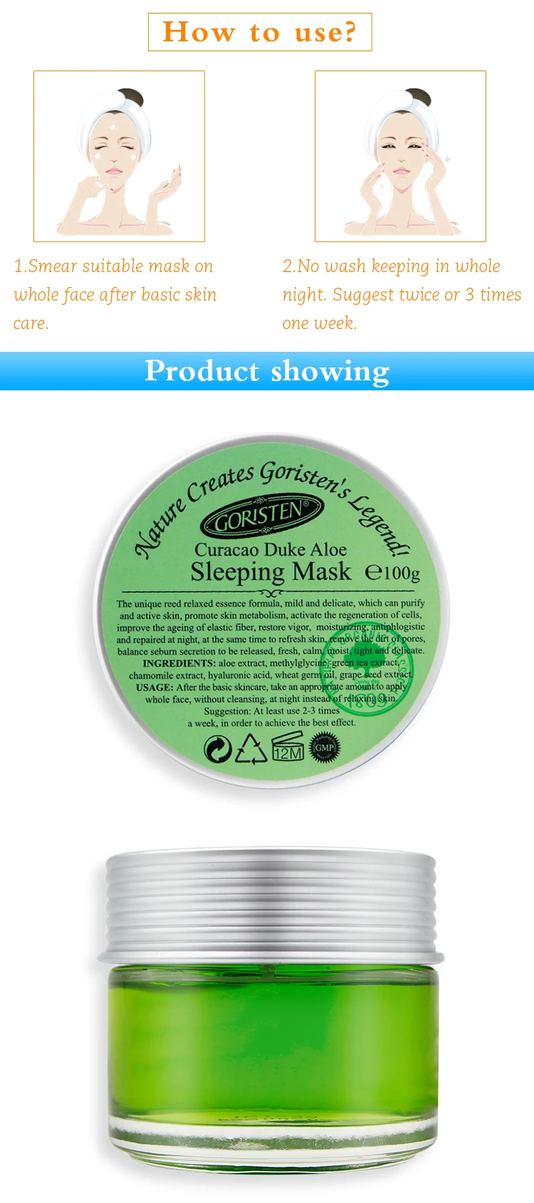 Antiwrinkle Repairing Clam Noclean Acne Jelly Sleeping Mask Buy