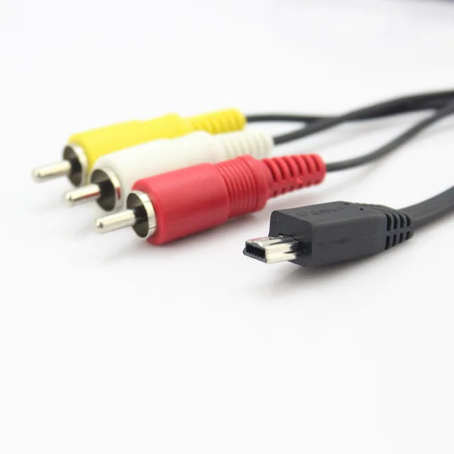 Camera Video Audio Av Cable Mini Usb To 3 Rca For Canon 5d Mark Ii 5d