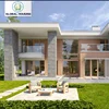 GLOBAL HOUSING Innovative design modern style villa house with dark and sedate, concise atmospheric