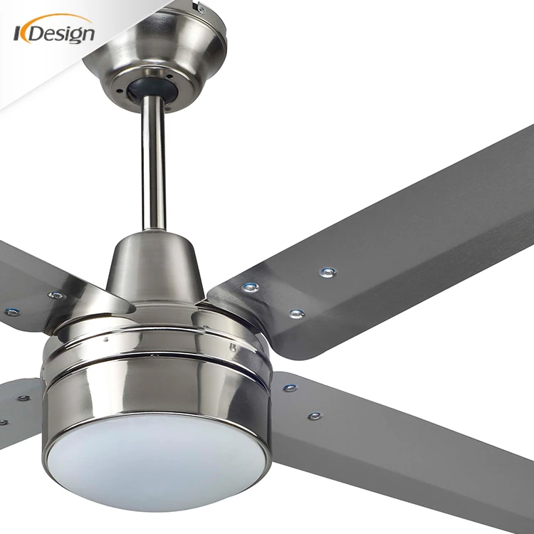 Silver Spotlight 48 Inch Copper Motor Ceiling Fan No Noise High End