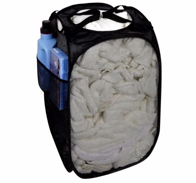 3 Würfel Abschnitt Wäsche Korb Korb Aufbewahrung Beutel Behälter Mit