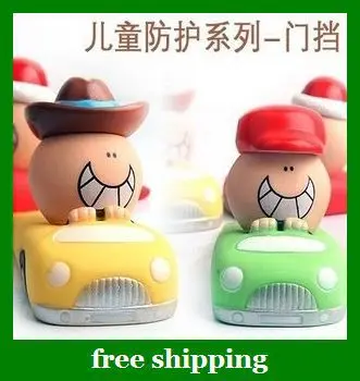 Free Shipping Cute Car Styling Door Stopper doorstop gate card Baby Safety Finger Pinch Guard Xmas