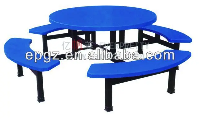 Stainless Steel Canteen Tables And Chairs / School Canteen Table And ...