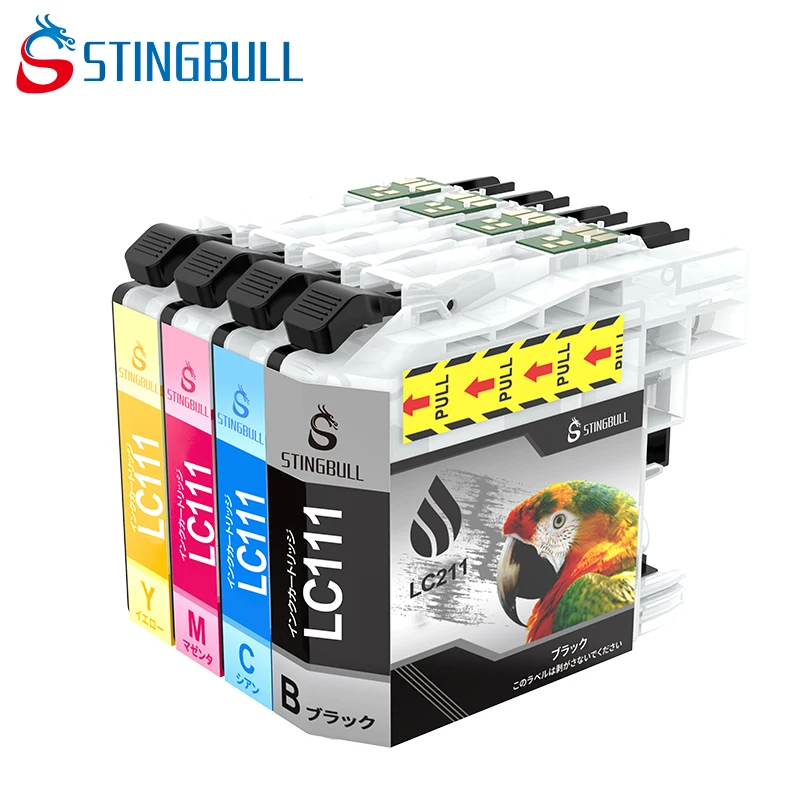 Reliable Quality Compatible Brother Lc211 Color Ink Cartridge For