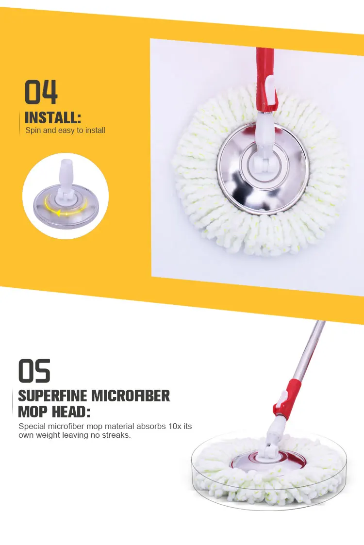 2019 Hot Selling Free Sample Red Color Easy Use Cleaning 360 Magic Spin Rotating Floor Mop And Bucket Set System_04.jpg