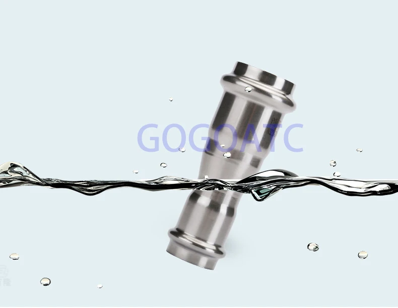 Ferrule Connection Water Joint Straight Dn15/20/25/32/40/50 Press Union