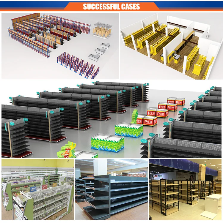 Wholesale Price Modern Supermarket Shelving Grocery Display Shelves For Retail Stores