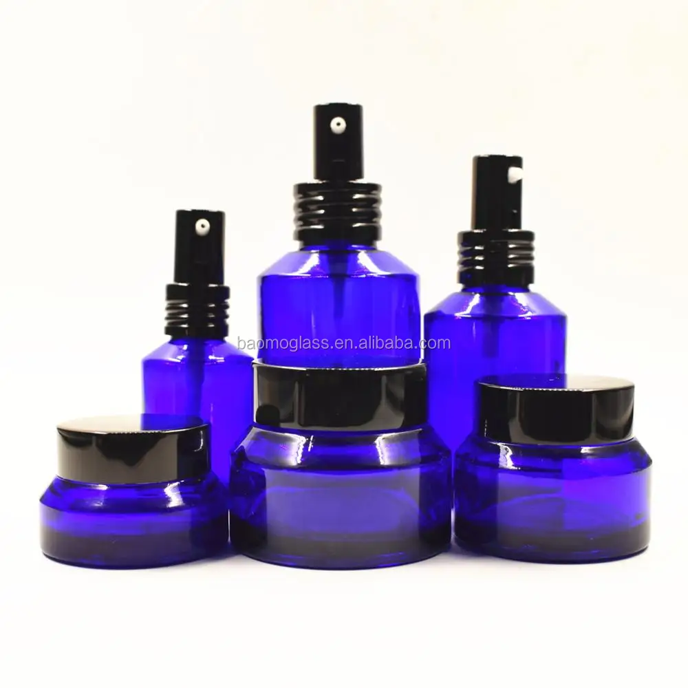 Download Luxury New Products 15ml 30ml 50ml Cobalt Blue Cosmetic ...