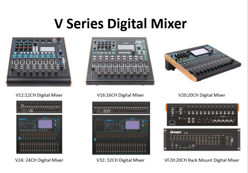 V32 32 Channels Digital Mixer Buy 32channel Digital Mixer,Digital