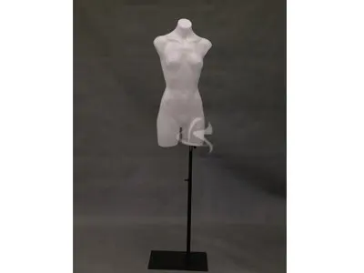 Fenteer Female Half Body Mannequin Torso Bust Dress Form Clothing Bra Display