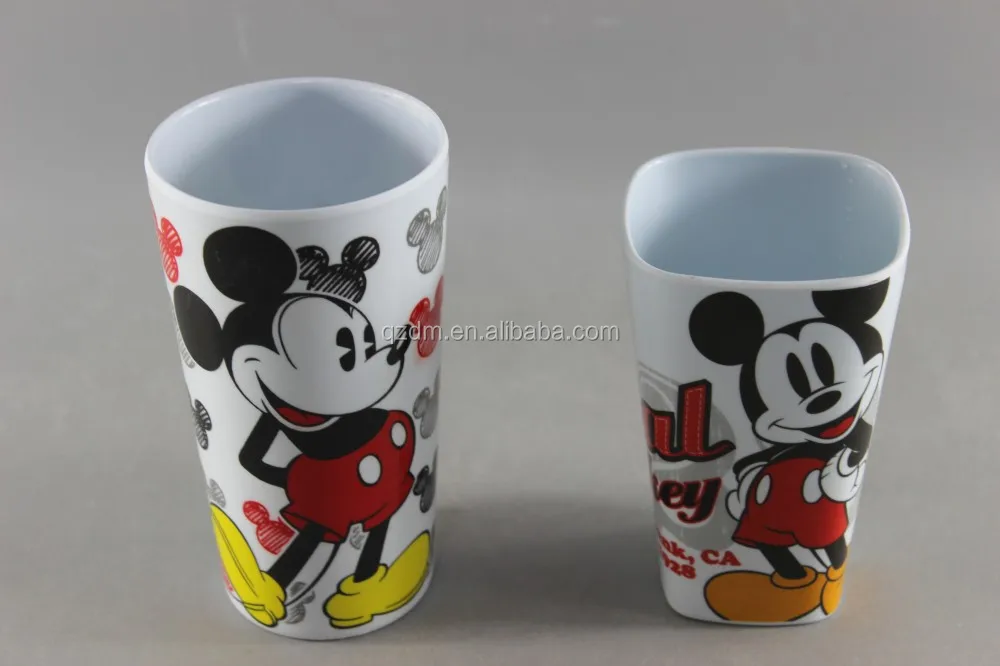 Theme Decal Melamine Drinking Cups For Kids