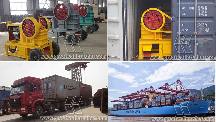 China Supplier top quality quarry pebble rubble mini diesel crusher price for sale 