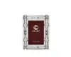 Aluminum 4x6 Equestrian Bit Pattern Photo Frame