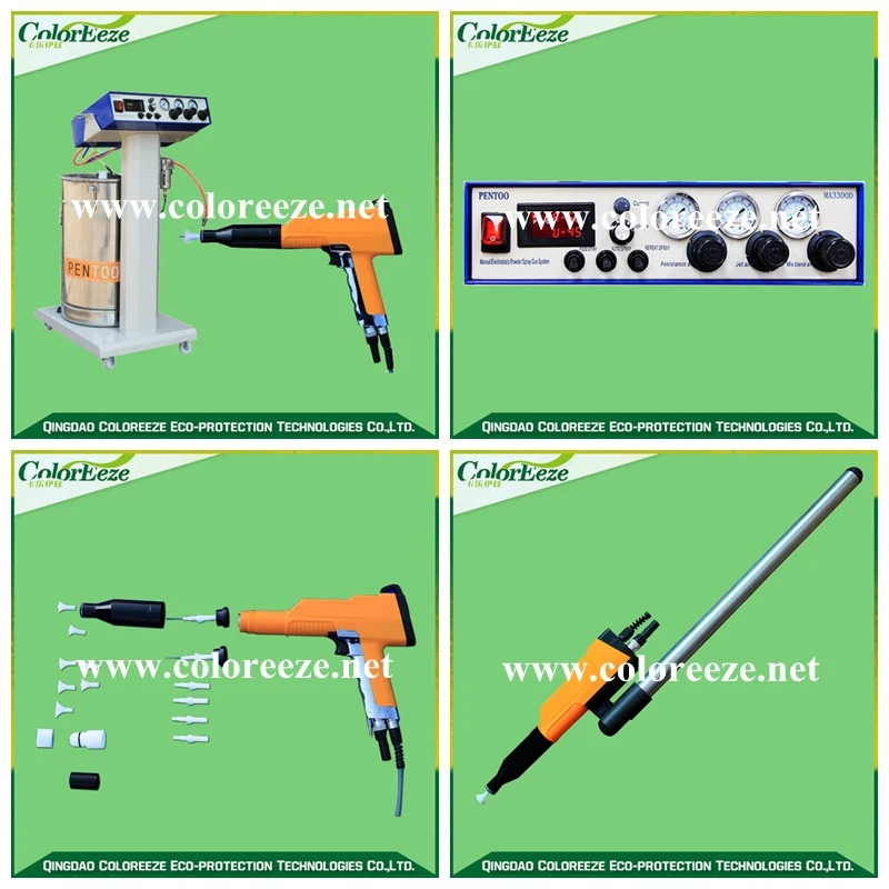 Coloreeze Manual Powder Coating Equipment Spray Booth And Curing Oven