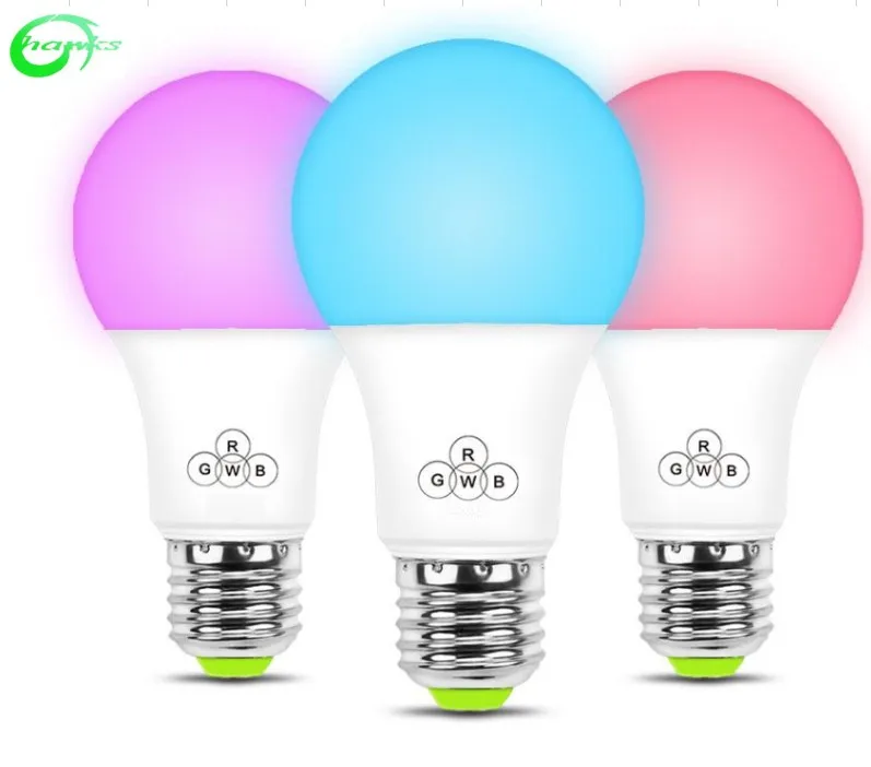 Amazon Alexa E27 Smart Bulb LED Light Bulbs RGB Multi Color Smart Bulb