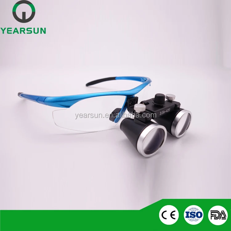 Surgical Adjustable Magnification Mannifying Eye Glasses 3.5x 2.5x
