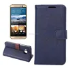 hot selling for HTC One M9 Navy blue genuine leather case