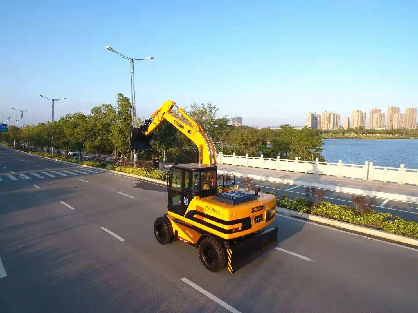 12 Ton Wheel Excavator With Bucket With Breaker With Sugarcane Clamp With Rotary Drilling Buy