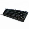 High-end 7 colors mix Rainbow light 108 keys square keycaps gaming mechanical keyboard MKSJ-1505-1