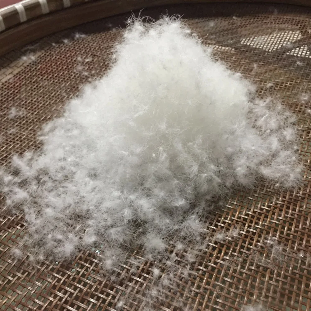 Factory Supplier Washed Duck Down For Jacket Raw Material White Duck