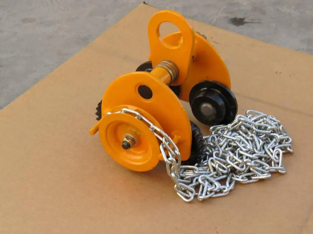 hot selling hand manual push plain trolley 0.5 - 20 t