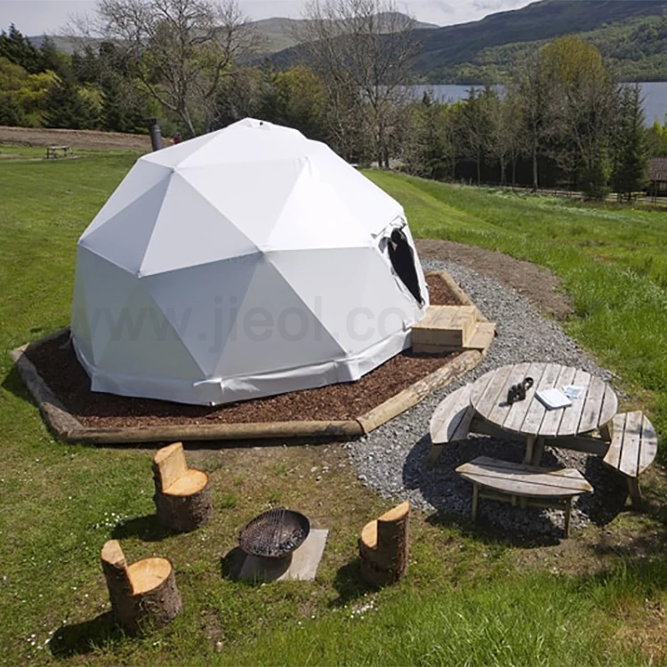 Geodesic Soundproof Dome Tent With Pvc Cover For Glamping Outdoor Buy