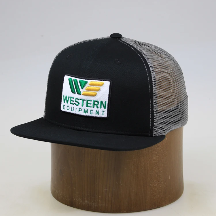 short brim trucker cap