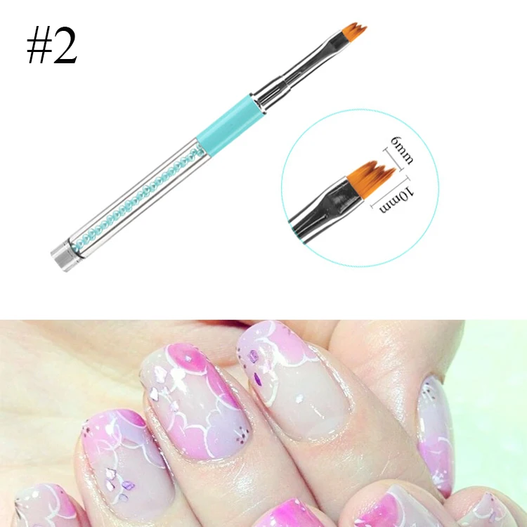3d Tip Uv Gel Polish Painting Line Petal Flower Nail Brush Buy Flower