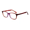 Fashionable Square Shape women glasses optical double color optical eyeglasses frame