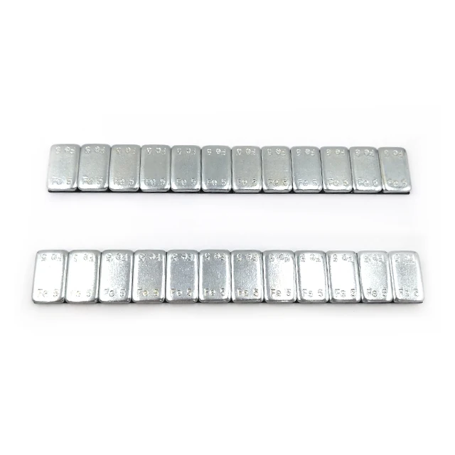 Fe Stickon Wheel Balance Weights With Zn Plated Sf184z Schrader Wheel
