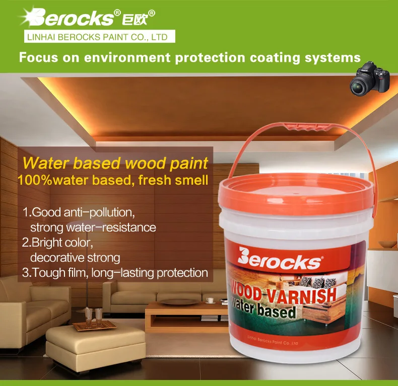 Professional Manufacture Cgreen/berocks White Matte Water Based Wood ...