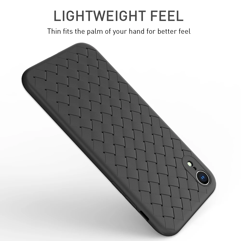 China Supplier Woven Skin Phone Accessories Phone Case for iPhone XS /XR/XS MAX