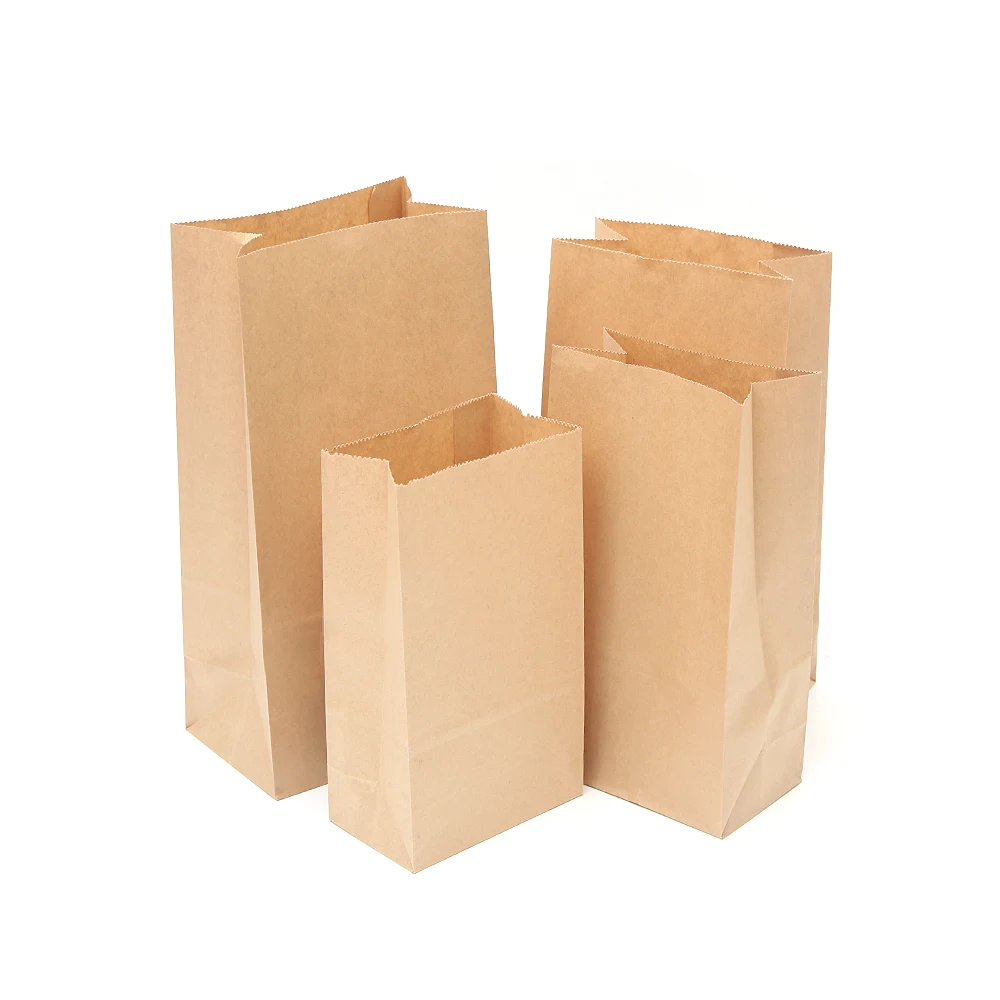 定制环保带走工艺棕色牛皮纸包装袋