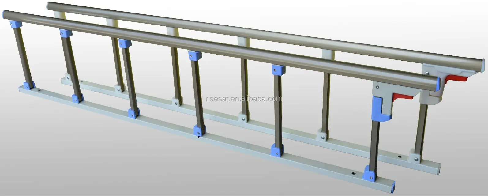 Stainless Steel Hospital Bed Side Rails Folding Guard Stainless Steel Hospital Bed Side Rails