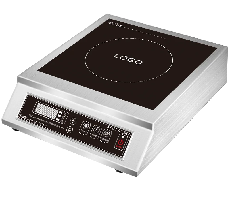 3500w Commercial Fry Induction Cooktop Supplier Chinese Concave Surface