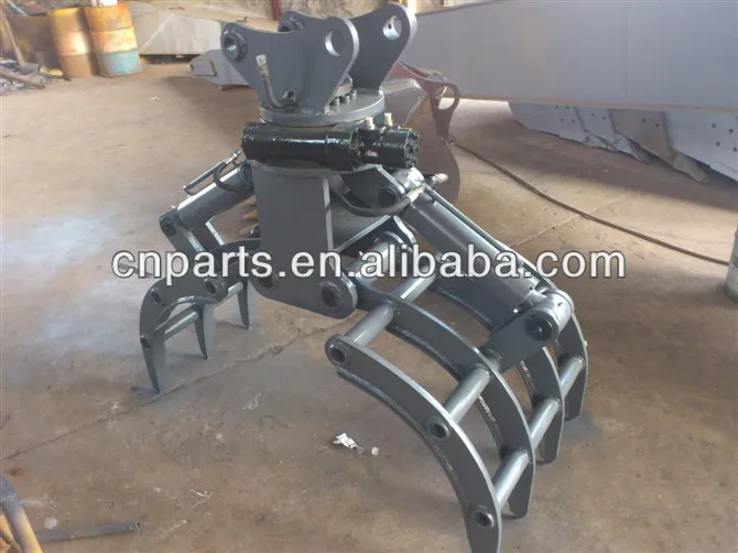 Excavator Attachments Hydraulic or Mechanical Excavator Grapple Metal / Wood / Log Grab