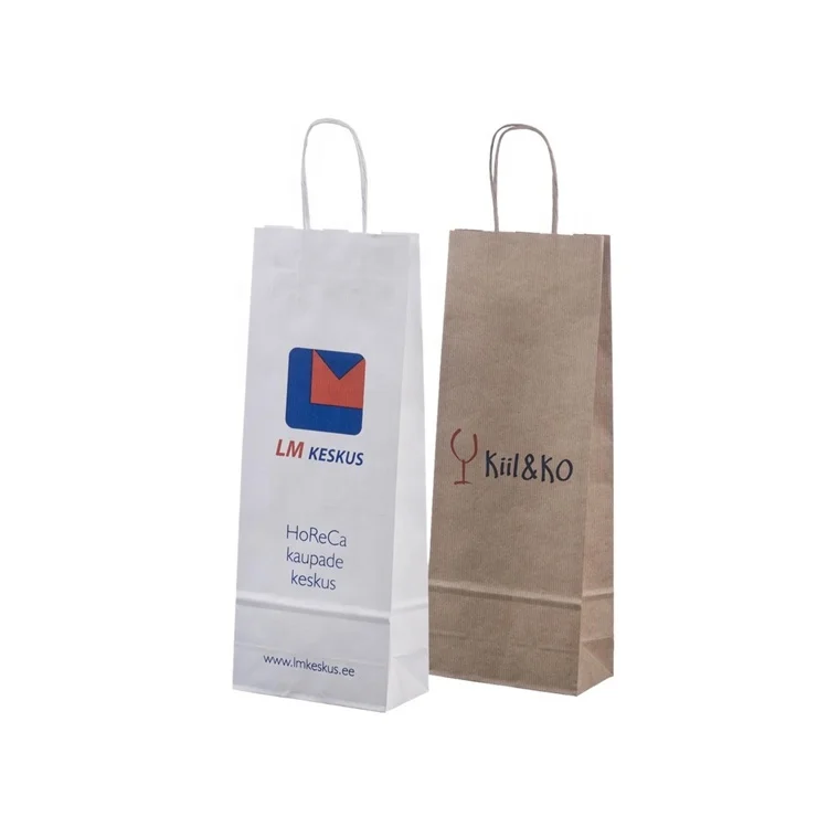 wholesale paper wine bags