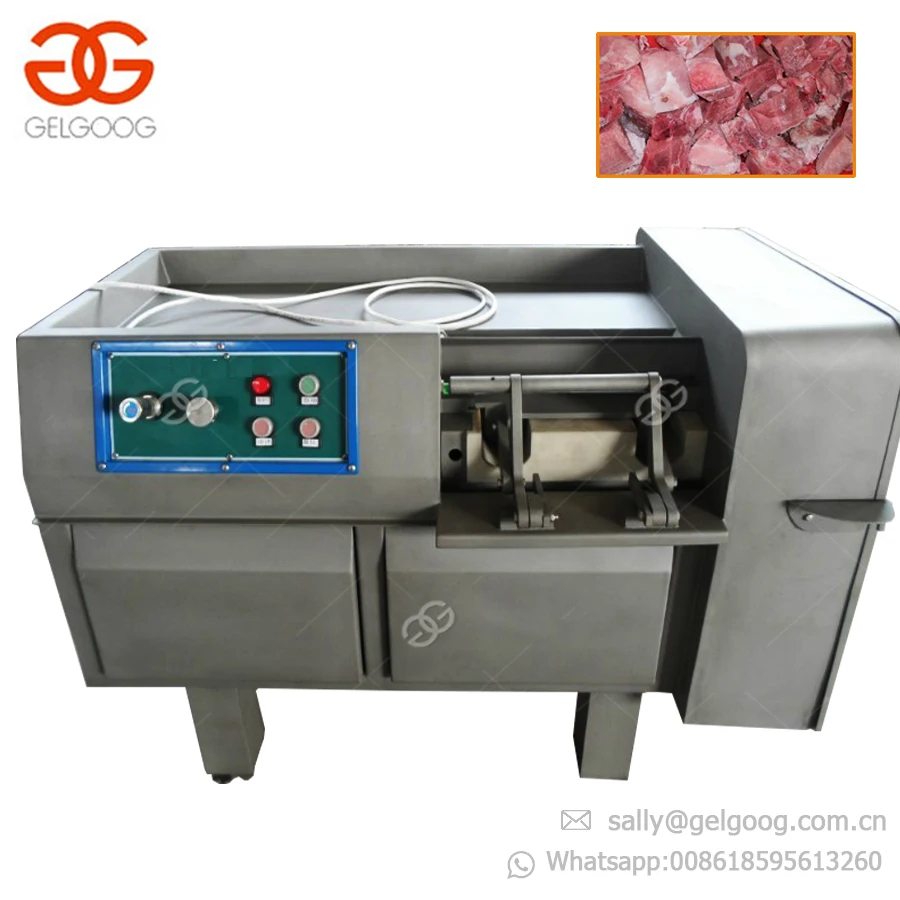 Commercial Gg Automatic Frozen Bacon Slicer Diced Meat Dicer Cutting ...