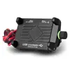 Waterproof 360 degree rotation motorcycle mount bike mobile phone holder with USB charger