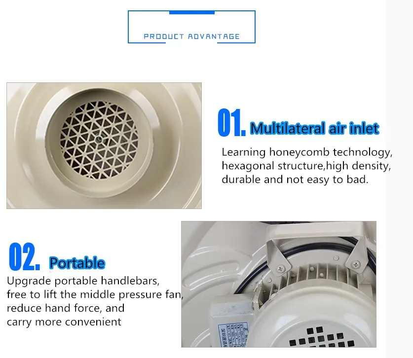 Air Blower, Centrifugal, 220V, 550W, CO2 - detail 6