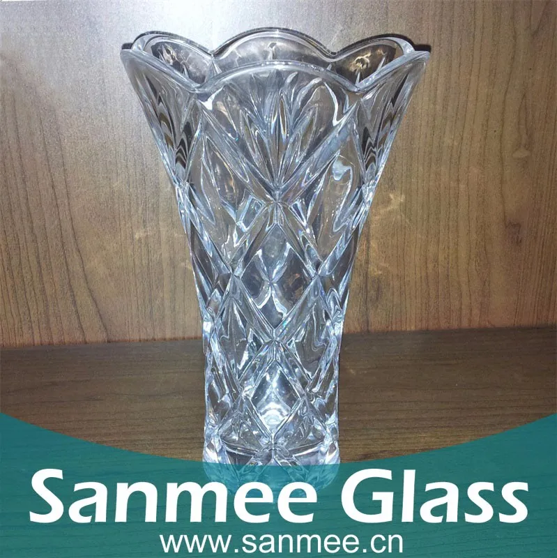 Flower Shaped Glass Tall Vase Buy Vase,Glass Vase,Flower Shaped Glass Vase Product on