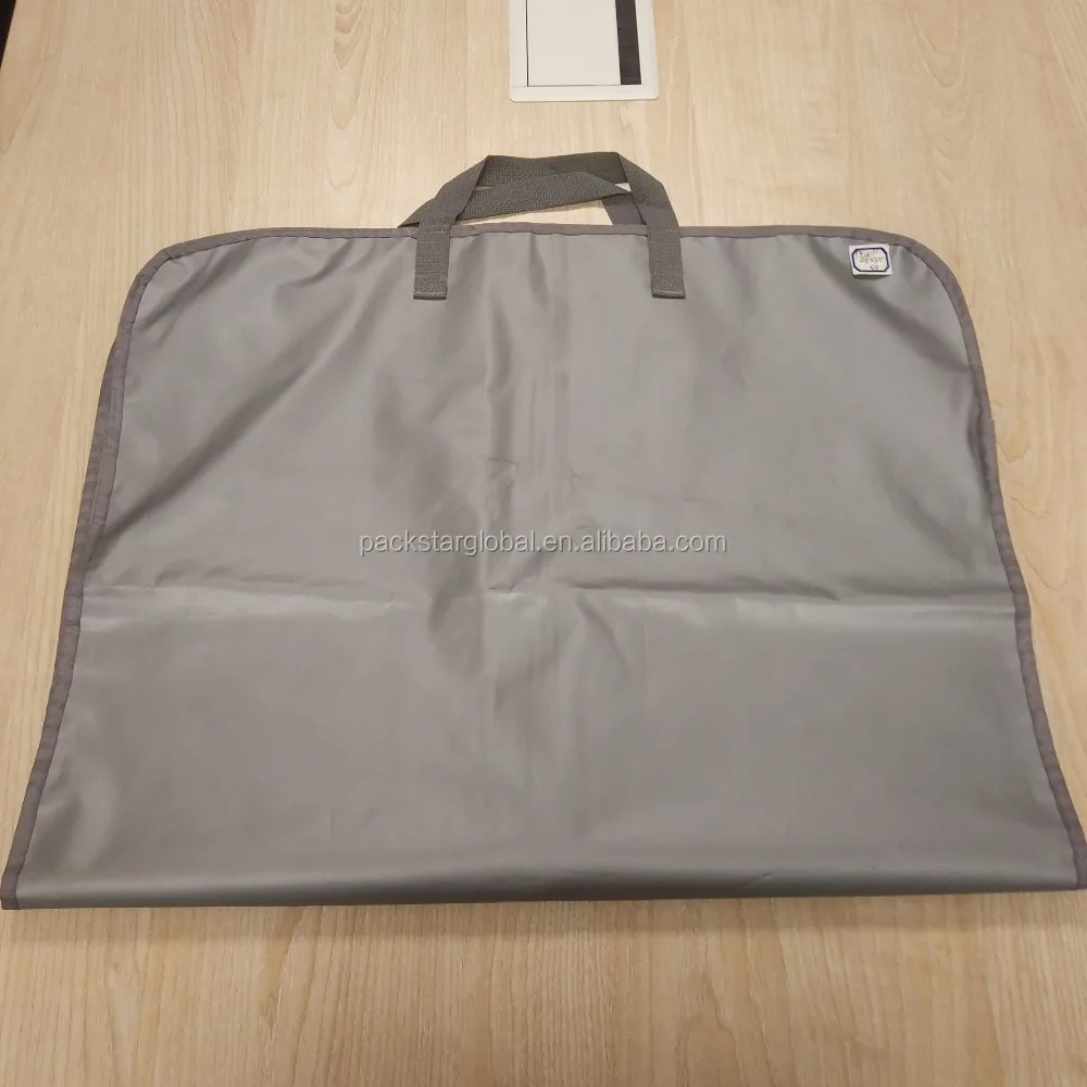 Foldable Suit Bag Suit Cover With Pvc Window Custom Logo Printing High